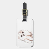 Eulenvogel Gepäckanhänger (Vorderseite vertikal)