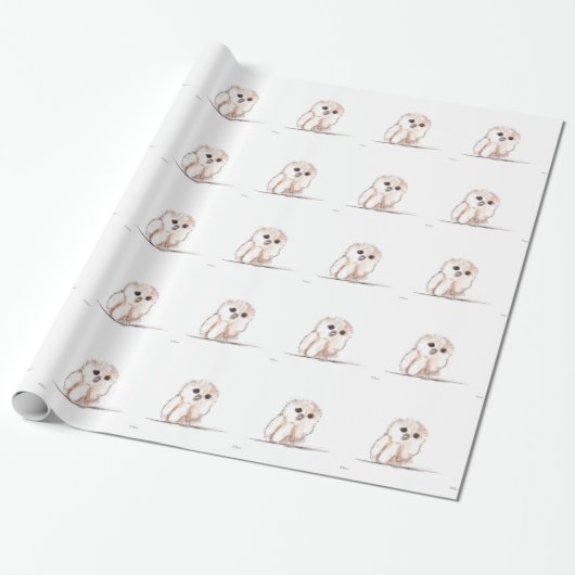 Eulenvogel Geschenkpapier (Ungerollt)