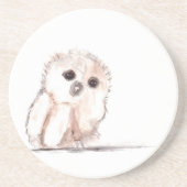 Eulenvogel Getränkeuntersetzer (Vorne)