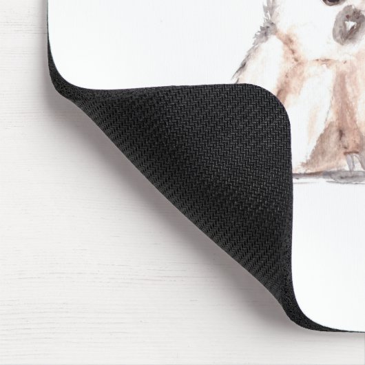 Eulenvogel Mousepad (Ecke)