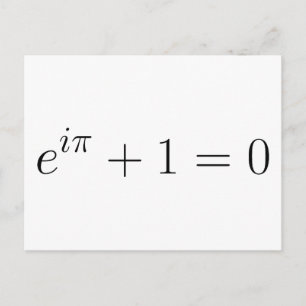 Euler Formula Postkarte