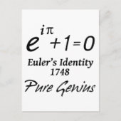 Euler-Identität Postkarte (Vorderseite)