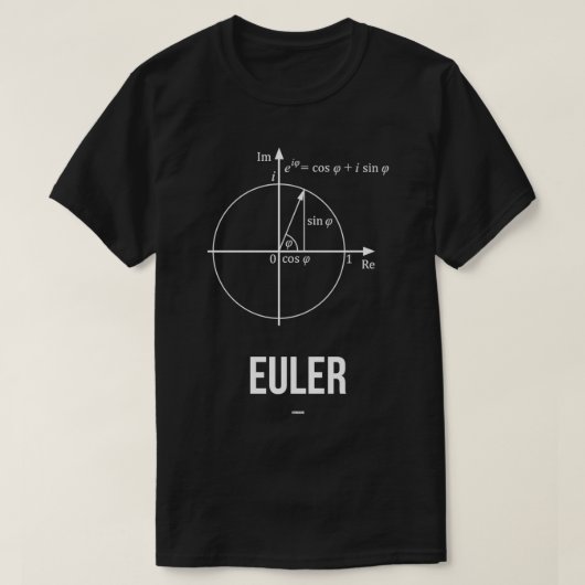 EULER Mathematiker Collection T-Shirt (Design vorne)