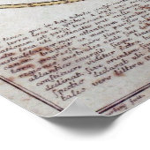 Euler Weltkarte Poster (Ecke)