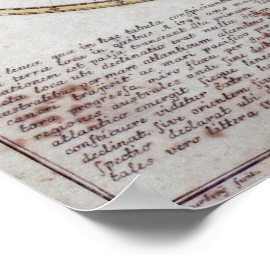 Euler Weltkarte Poster (Ecke)