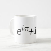 Eulers Identität Kaffeetasse (Vorderseite Links)