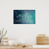 Eulers Identität - Math Poster (Küche)