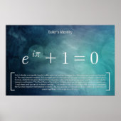 Eulers Identität - Math Poster (Vorne)