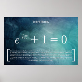 Eulers Identität - Math Poster