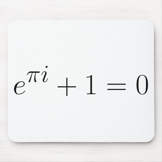 Eulers Identität Mousepad (Vorne)