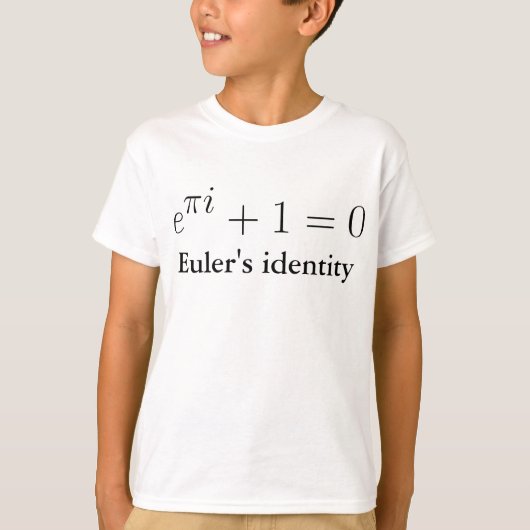 Eulers Identität T-Shirt (Vorderseite)