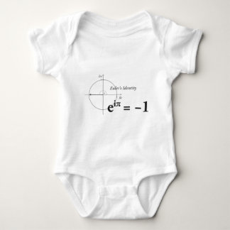 Eulers Identitäts-Mathe-Formel Baby Strampler
