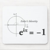 Eulers Identitäts-Mathe-Formel Mousepad (Vorne)
