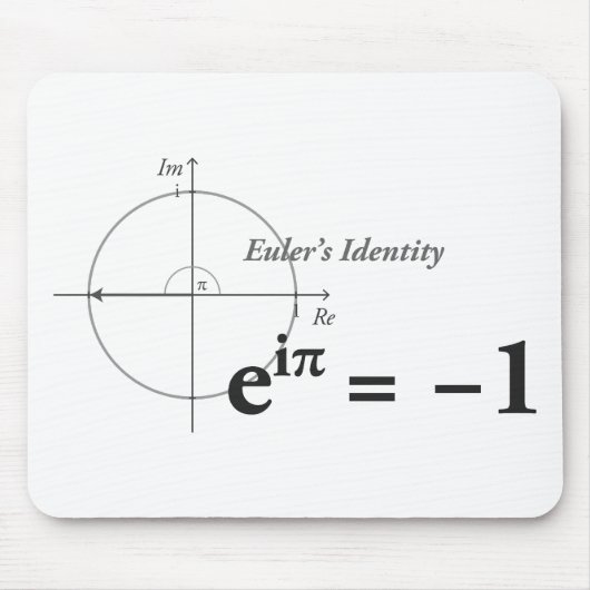 Eulers Identitäts-Mathe-Formel Mousepad (Vorne)