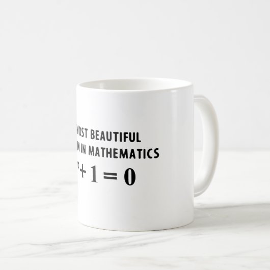Eulers Identitäts-Tasse Kaffeetasse (VorderseiteRechts)