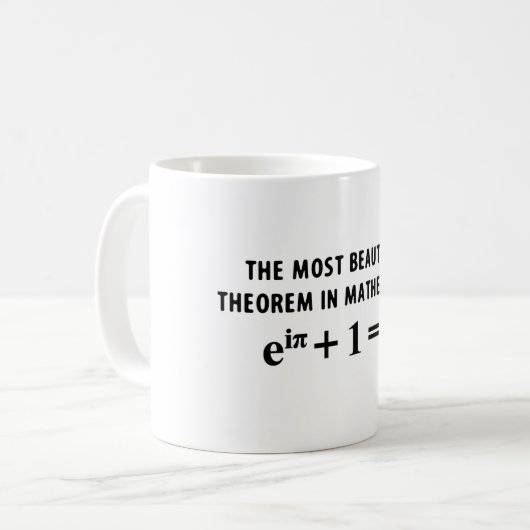 Eulers Identitäts-Tasse Kaffeetasse (Vorderseite Links)