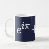 Eulers Identitätsgleichstellung Wissenschaft mathe Kaffeetasse (Links)