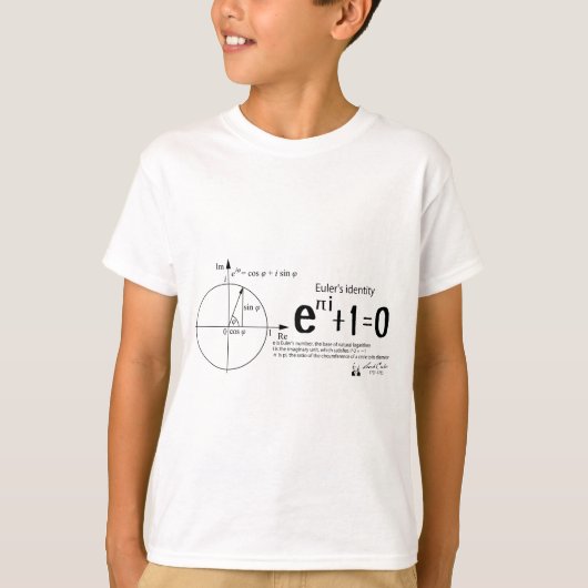 Euler's identity: Euler's formula: mathematics T-Shirt (Vorderseite)