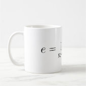 Eulers konstant durch Stirlings Gleichung Kaffeetasse (Links)