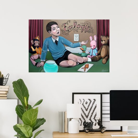 Eulogie Poster (Heimbüro)