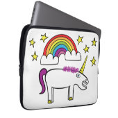 Eunice das Einhorn - 13" Neopren-Laptop-Hülse Laptopschutzhülle (Vorne Rechts)