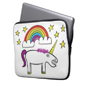 Eunice das Einhorn - 13" Neopren-Laptop-Hülse Laptopschutzhülle (Vorderseite Links)