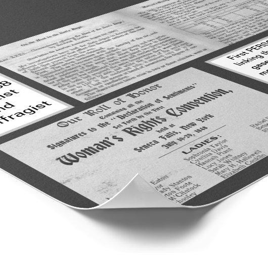 Eunice Newton Foote Climate Change Scientists Poster (Ecke)