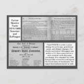 Eunice Newton Foote Climate Change Scientists Postkarte (Vorderseite)