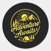 Eunice Runder Aufkleber (Vorderseite)