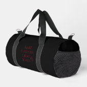 Eunuchs wieder groß machen duffle bag (Rechte Ecke)