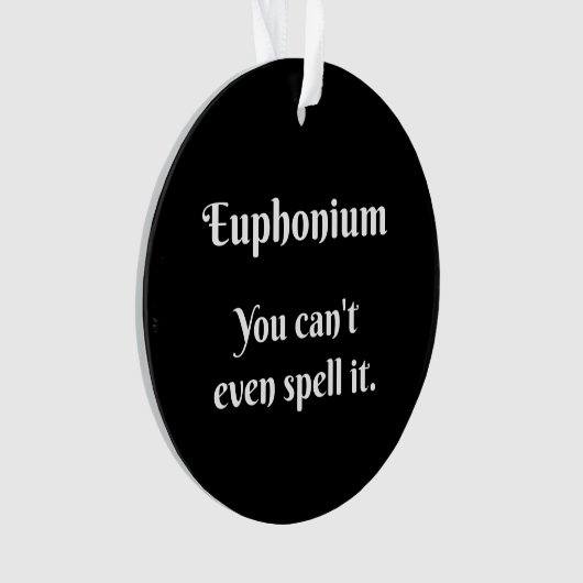 Euphonium Attitude! Ornament (Vorderseite)