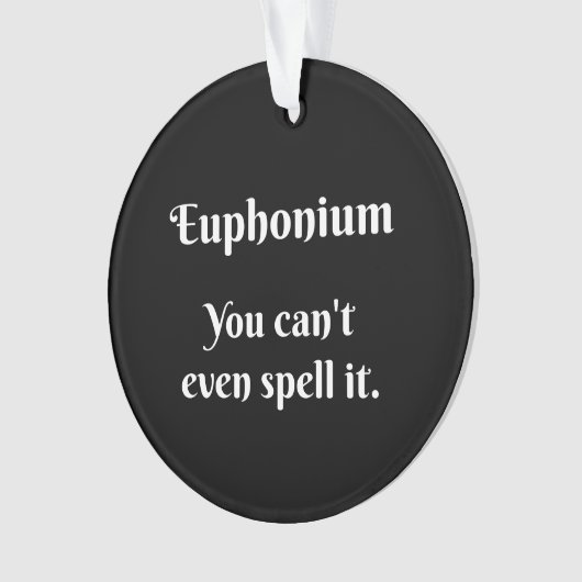 Euphonium Attitude! Ornament (Vorderseite)