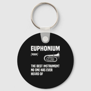 Euphonium Blechblasinstrument Marching Band Design Schlüsselanhänger