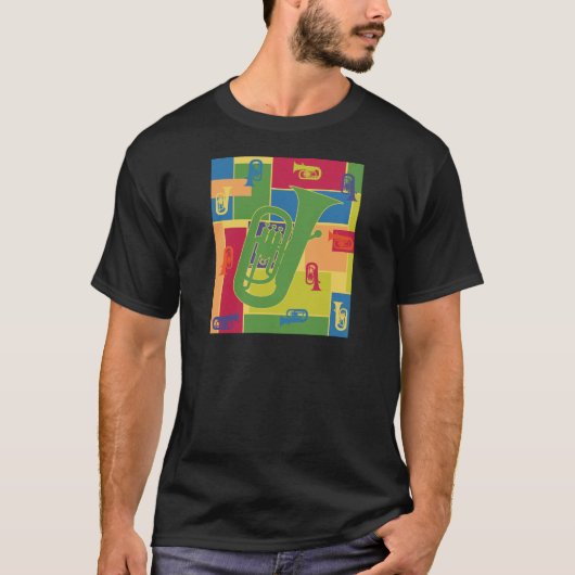 Euphonium Colorblocks T-Shirt (Vorderseite)