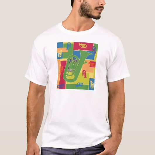 Euphonium Colorblocks T-Shirt (Vorderseite)