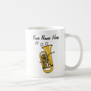 Euphonium Custom Tasse Brass Musician Gift