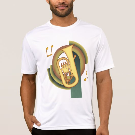 Euphonium-Deko T-Shirt (Vorderseite)