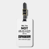 Euphonium Gepäckanhänger (Vorderseite vertikal)