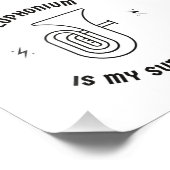 Euphonium ist meine Supermacht Fotodruck (Ecke)