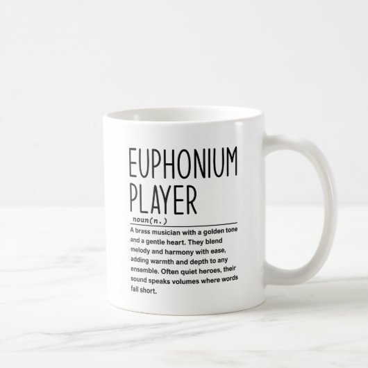 Euphonium Kaffeetasse (Rechts)