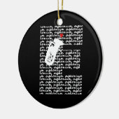 Euphonium Letter E Keramik Ornament (Links)