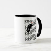 Euphonium Letter E Tasse (VorderseiteRechts)