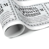 Euphonium-Lizenz Geschenkpapier (Rolleneckpunkt)