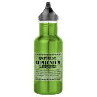 Euphonium-Lizenz Wasserflasche