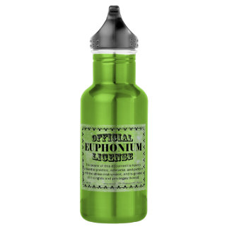 Euphonium-Lizenz Wasserflasche