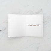 Euphonium-Messing-Musikinstrument Geburtstag Karte (Innenseite)