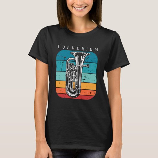 Euphonium Music Musician Baritone 1 T-Shirt (Vorderseite)