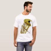 Euphonium-oder Bariton-Shirt T-Shirt (Vorne ganz)