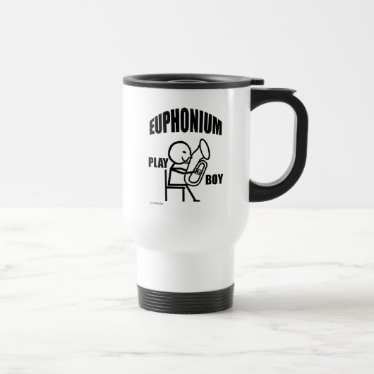Euphonium Play Boy Travel Mug Reisebecher (Rechts)