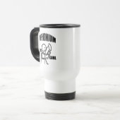 Euphonium Play Girl Travel Mug Reisebecher (Vorderseite Links)